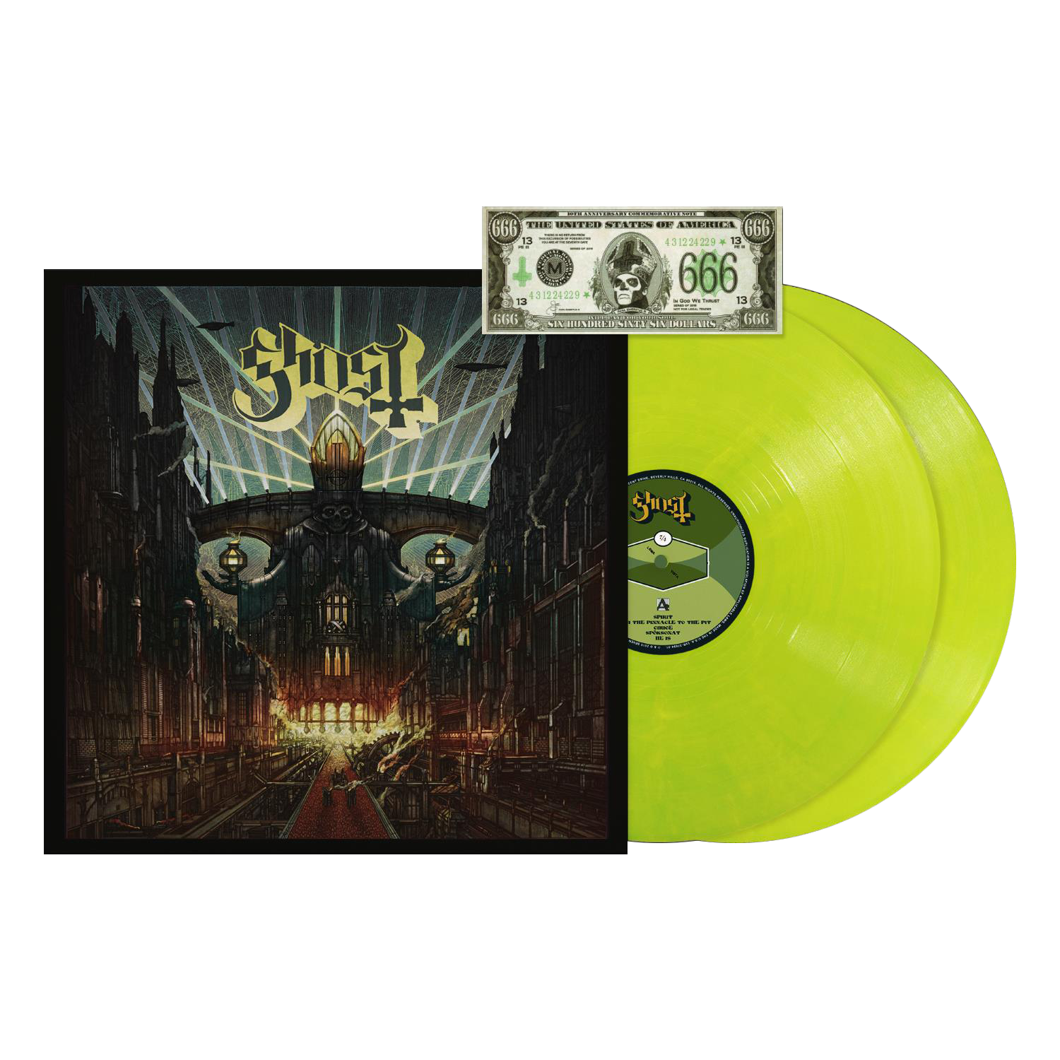 Ghost (Meliora 10th Anni. Deluxe) 2xSurge Green Vinyl